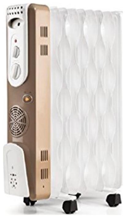 

Usha OFR 3609FS - 9 Fins Oil Filled Radiator with Fan Heater (White)