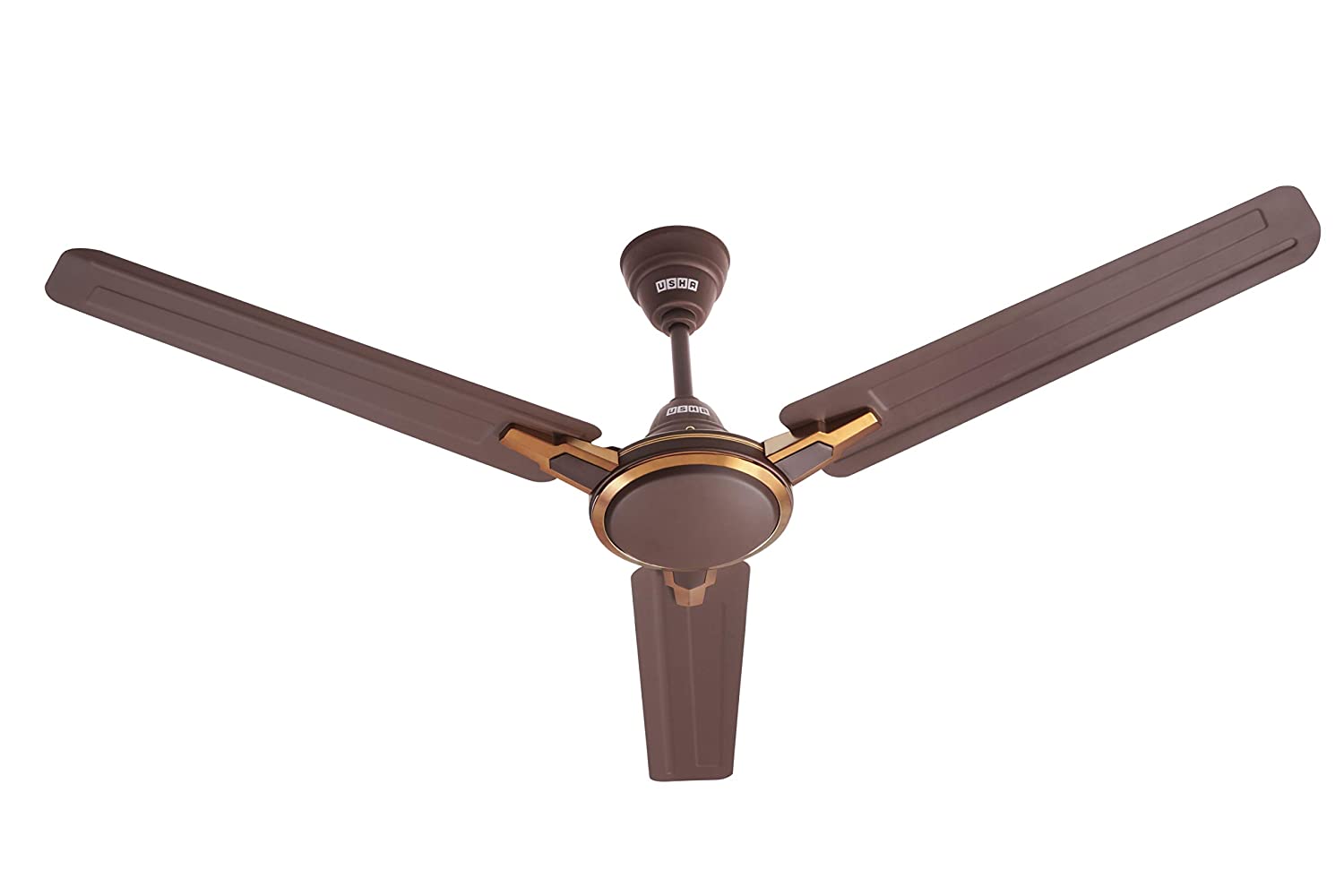 

USHA Racer Chrome 1200 mm Ceiling Fan (Rich Brown)