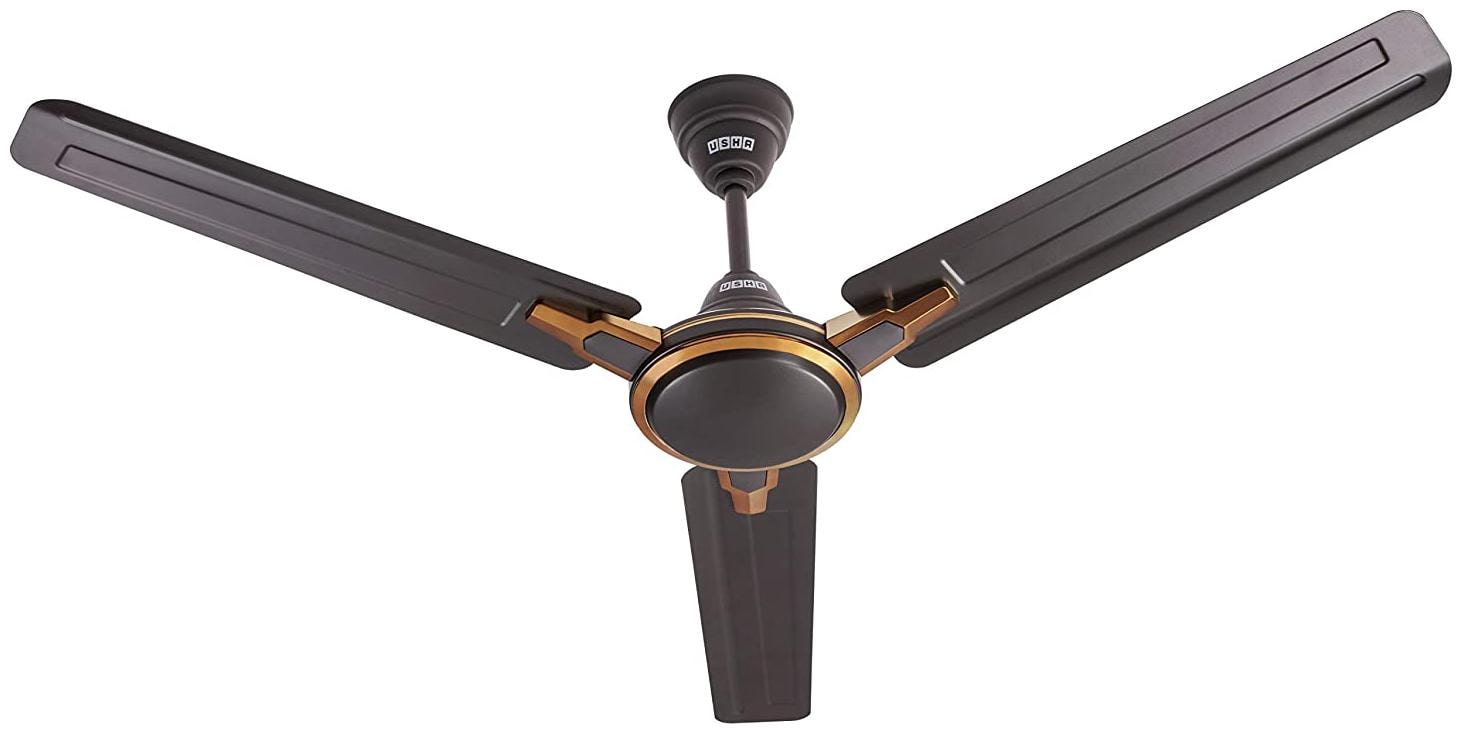 

Usha Racer Chrome 1200MM Ultra High Speed 400RPM Ceiling Fan (Rich Smoke Brown)