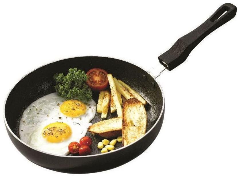 

Usha Shriram Frying pan 215cm (Hard Anodised fry pan)