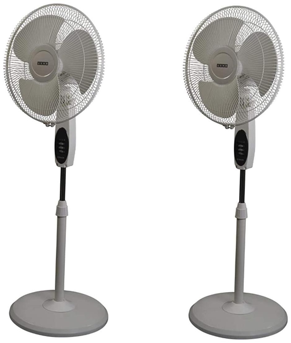 

Usha Striker Hi Speed 400 mm 3 Blade Pedestal Fan White Standard Size Pack of 2