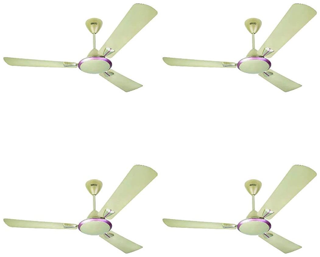 

Usha Striker Galaxy 1200mm Ceiling Fan with Anti Dust Feature (Corn Silk) Pack of 4