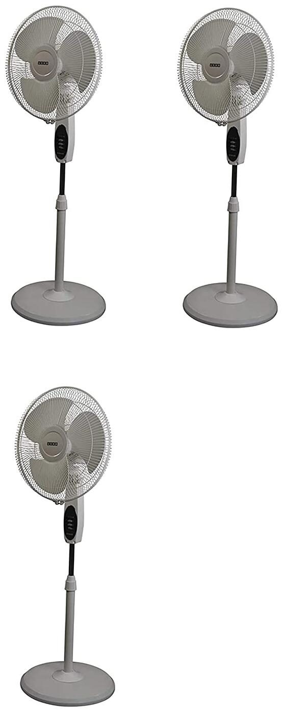 

Usha Striker Hi Speed 400 mm 3 Blade Pedestal Fan White Standard Size Pack of 3