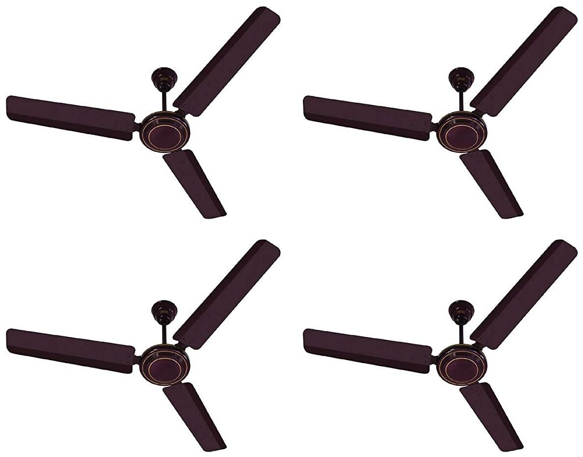 

Usha Swift 1200 mm Ceiling Fan (Rich Brown) Pack of 4
