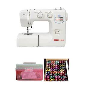 Usha Allure Sewing Machine With Sewing Kit And Free 100 Rolls Of Coloured Threads Worth Rs 499/-