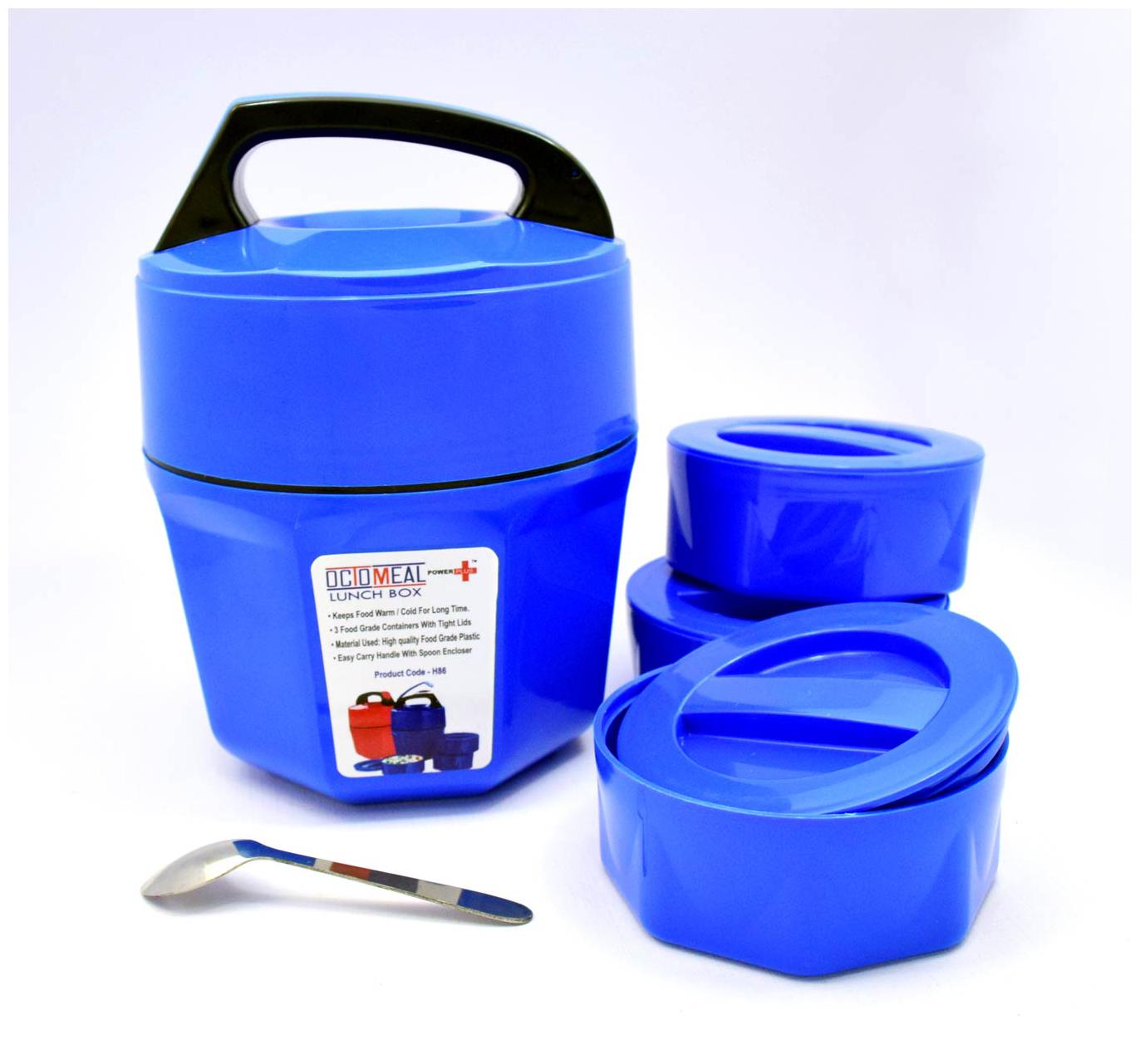 

VAGMI Blue Lunch box ( Set of 1 700 ml )
