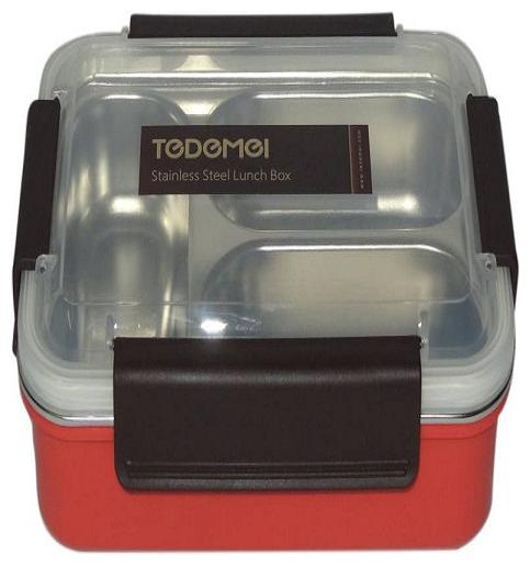 

VAGMI Red Lunch box ( Set of 1 700 ml )