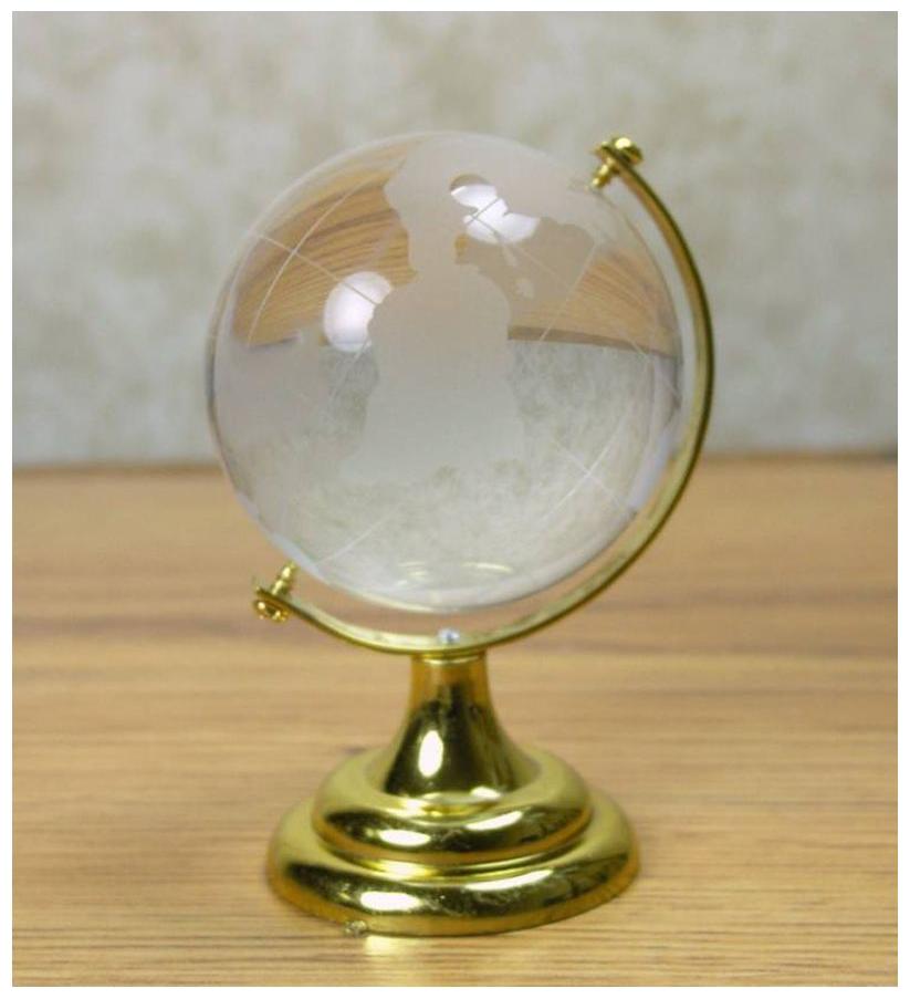 

Vagmi Vastu Crystal Globe Home Decorative
