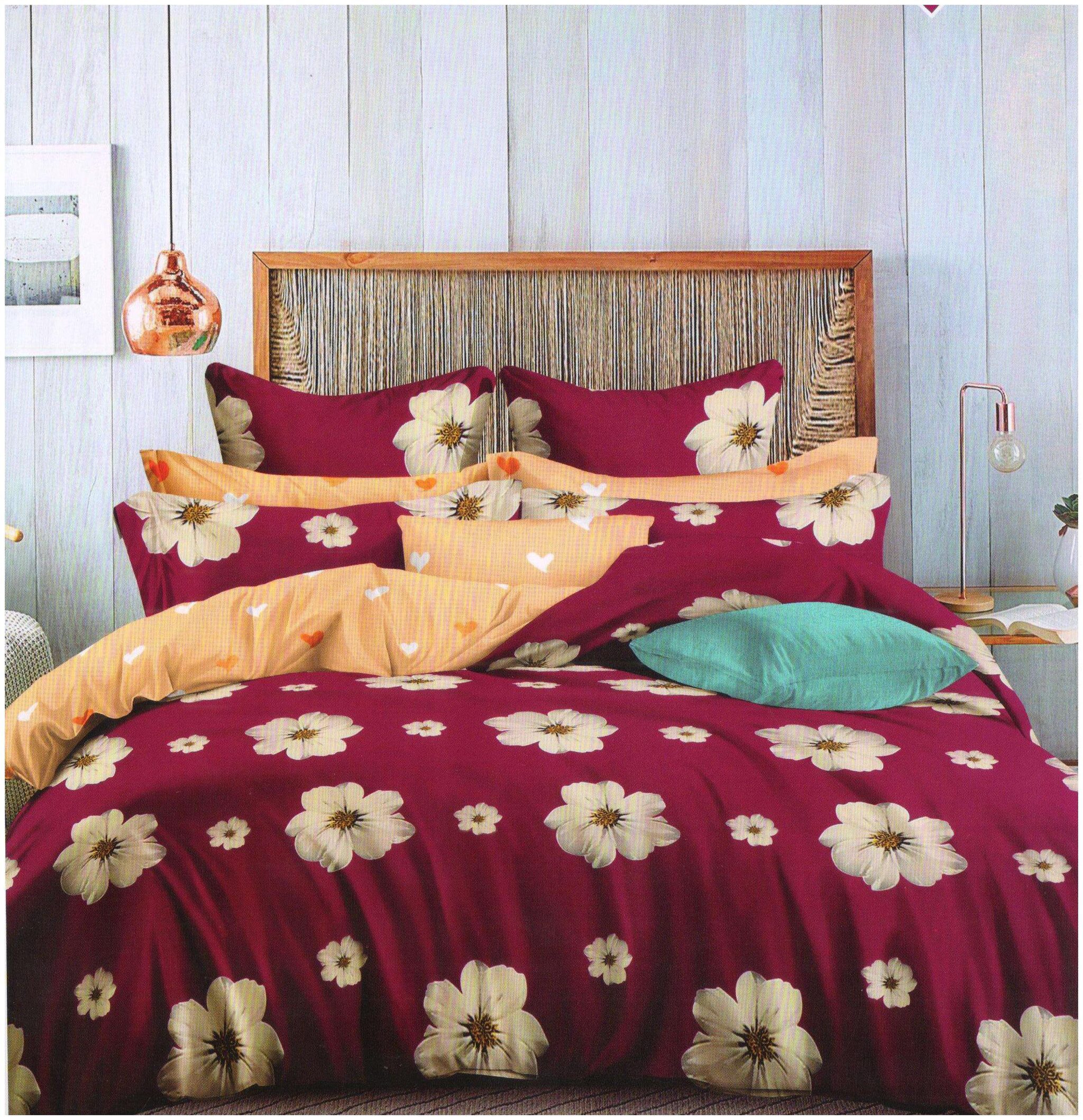 

Valtellina Cotton Floral Single Size Bedsheet 104 TC ( 1 Bedsheet With 1 Pillow Covers Multi )