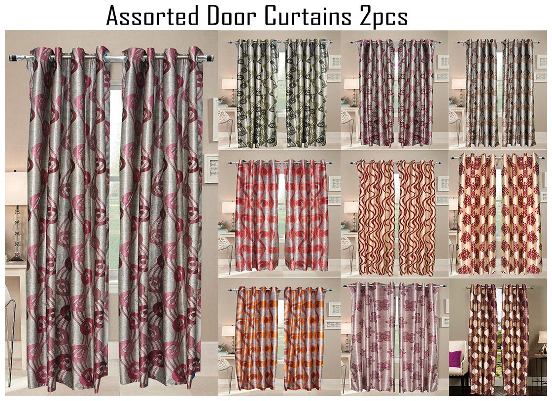 

Valtellina Assorted 4X7 ft door curtain pack of 2