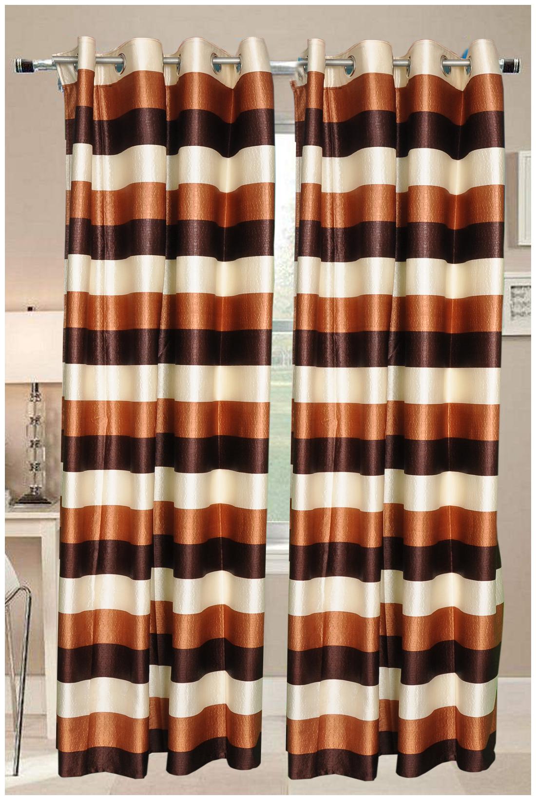 

Valtellina beautiful designer cream red color Door curtain (9 ft)