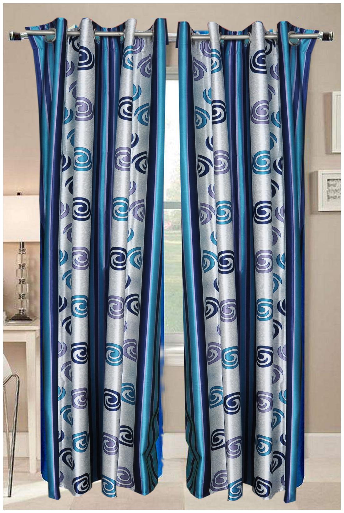 

Valtellina beautiful designer cream sky color Door curtain (9 ft)