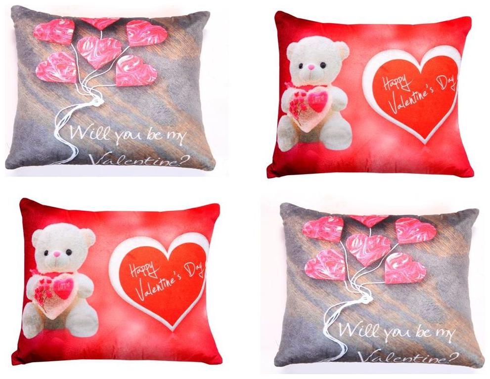 

valtellina beautiful printed cushion covers for valentine pack of 4