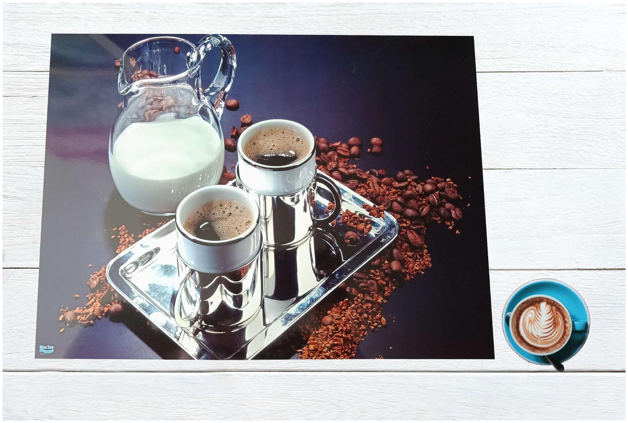 

Valtellina Digital Printed PVC Dining table 6 Placemats