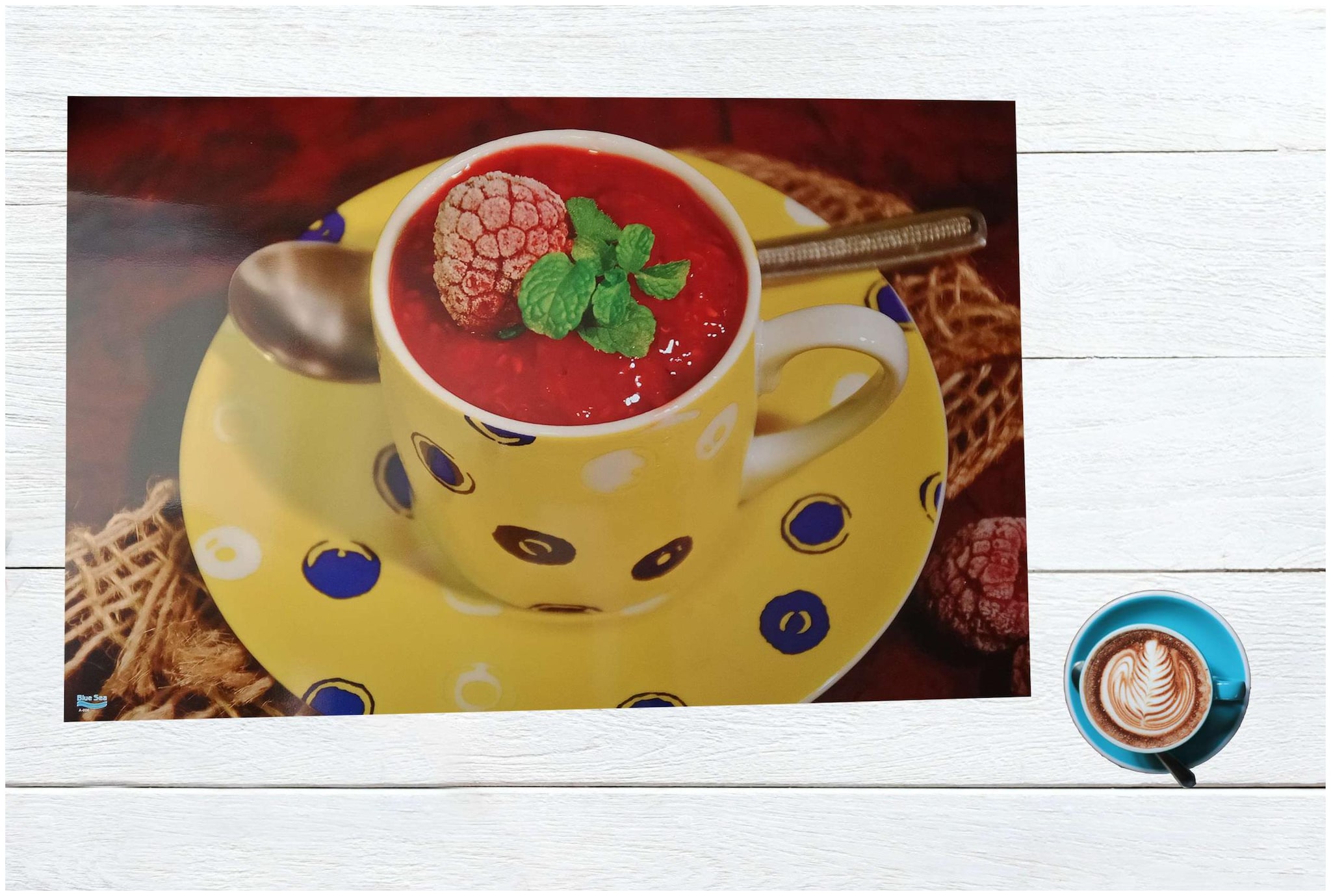 

Valtellina Digital Printed PVC Dining table 6 Placemats