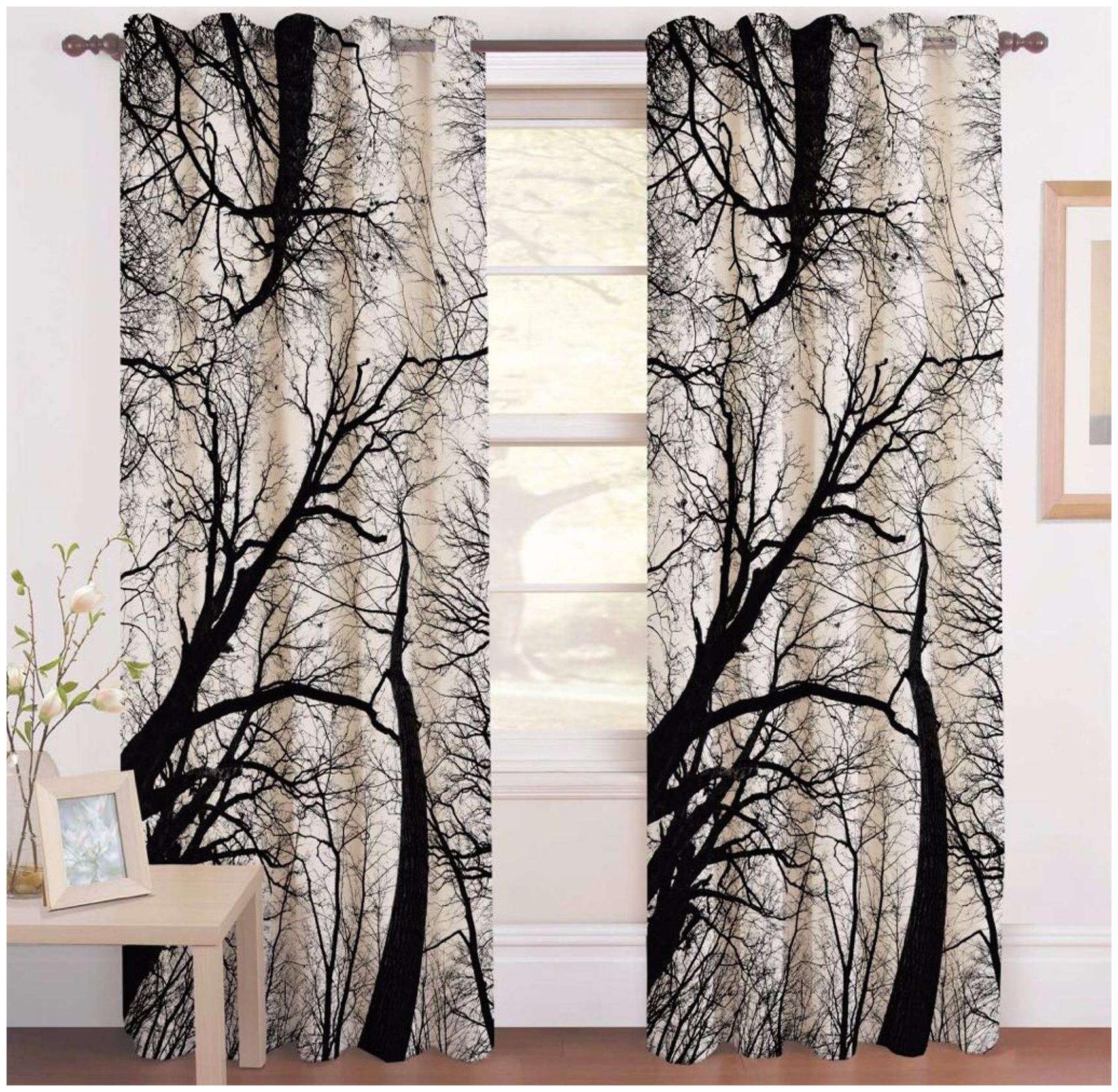 

Valtellina Digital Printed Polyester Single Door curtain (4X7 ft)