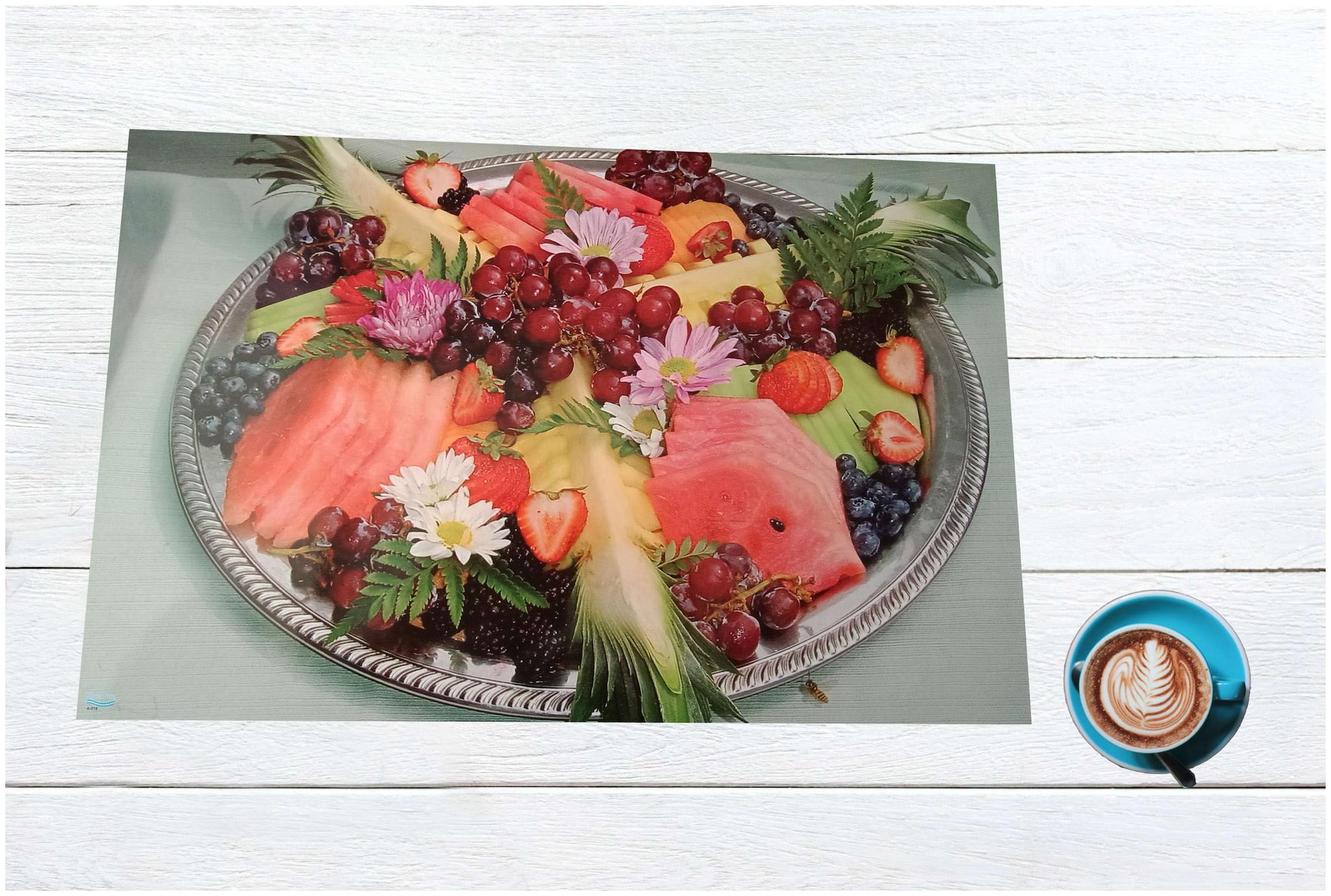 

Valtellina Digital Printed PVC Dining table 6 Placemats