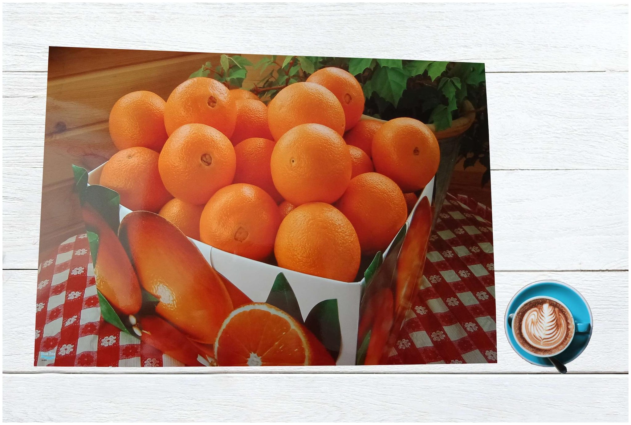 

Valtellina Digital Printed PVC Dining table 6 Placemats