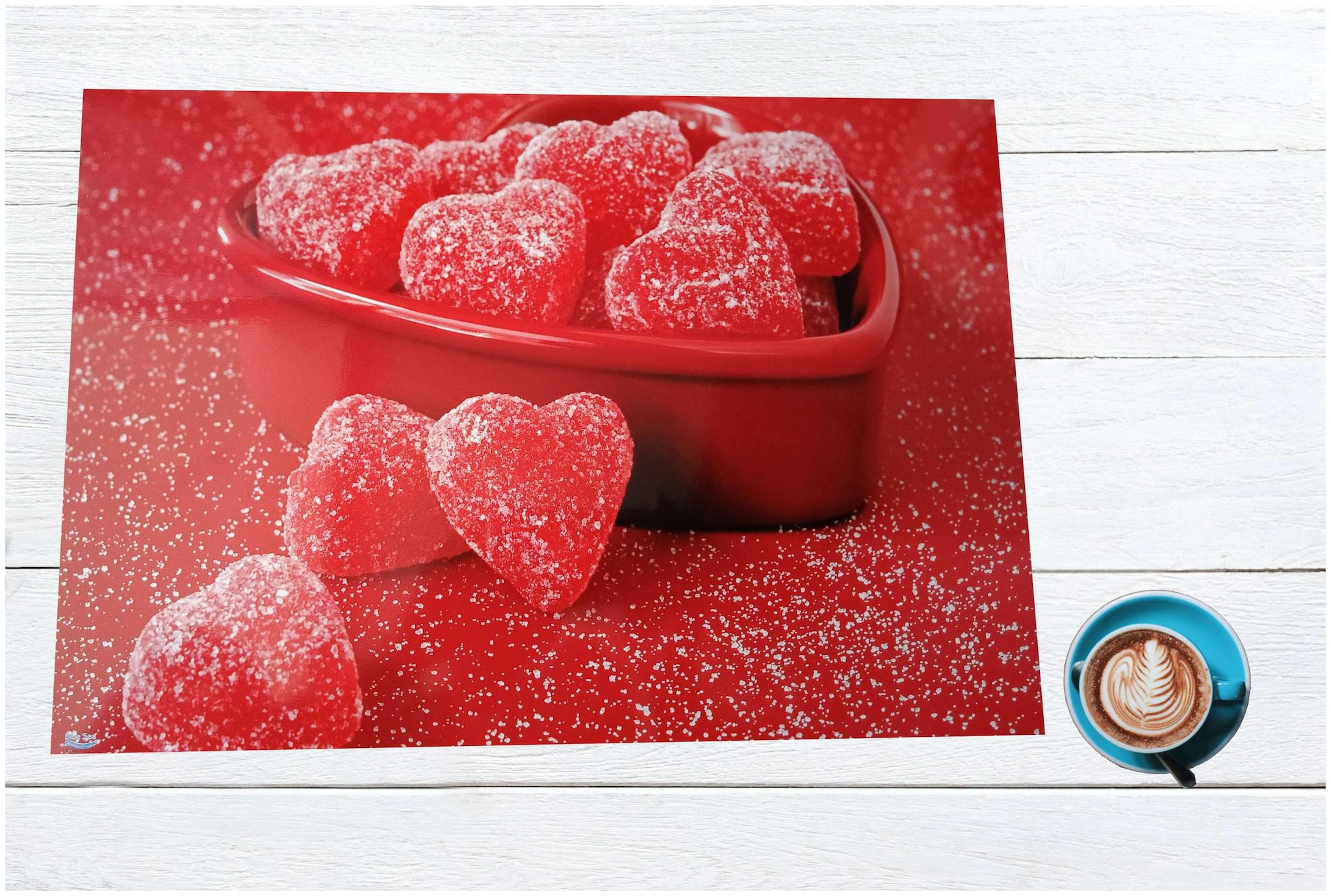 

Valtellina Digital Printed PVC Dining table 6 Placemats