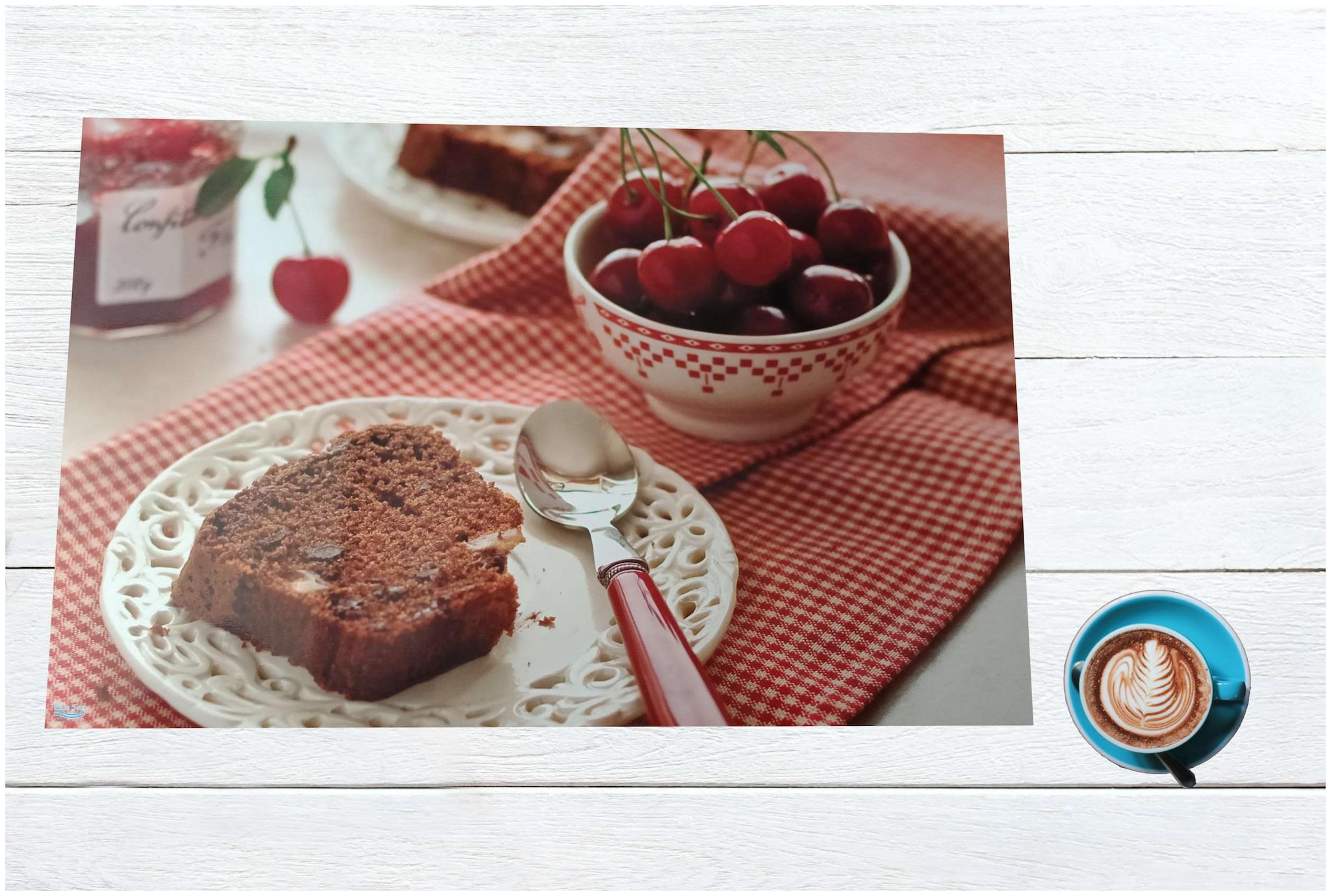 

Valtellina Digital Printed PVC Dining table 6 Placemats