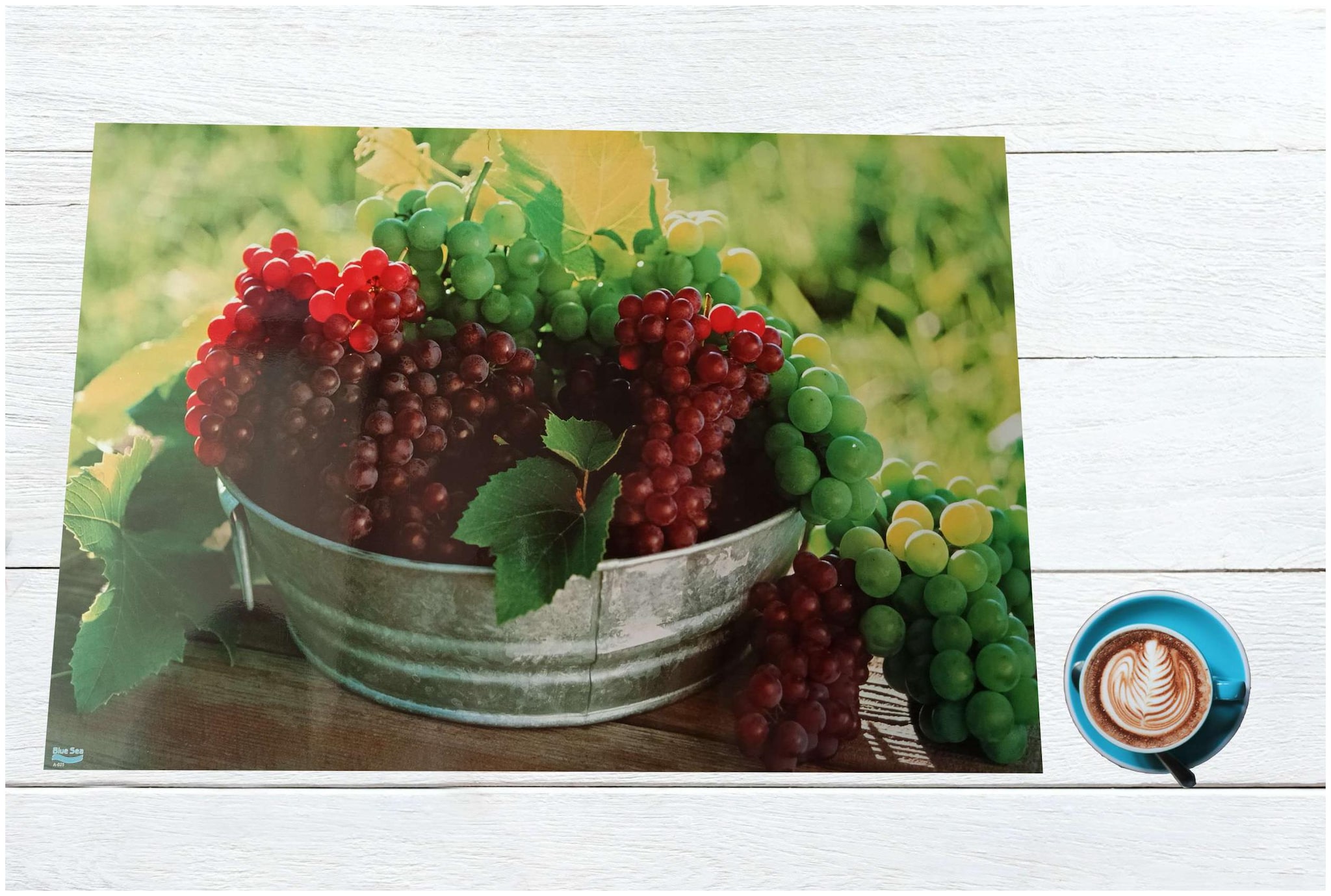 

Valtellina Digital Printed PVC Dining table 6 Placemats