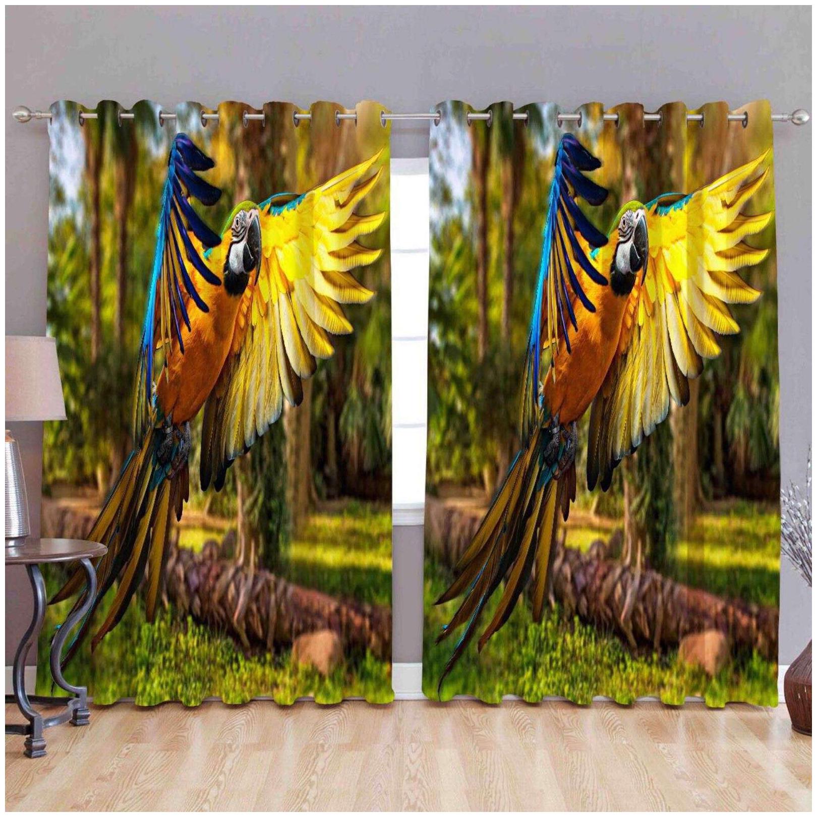 

Valtellina Digital Printed Polyester 2 Door curtain (4X7 ft)
