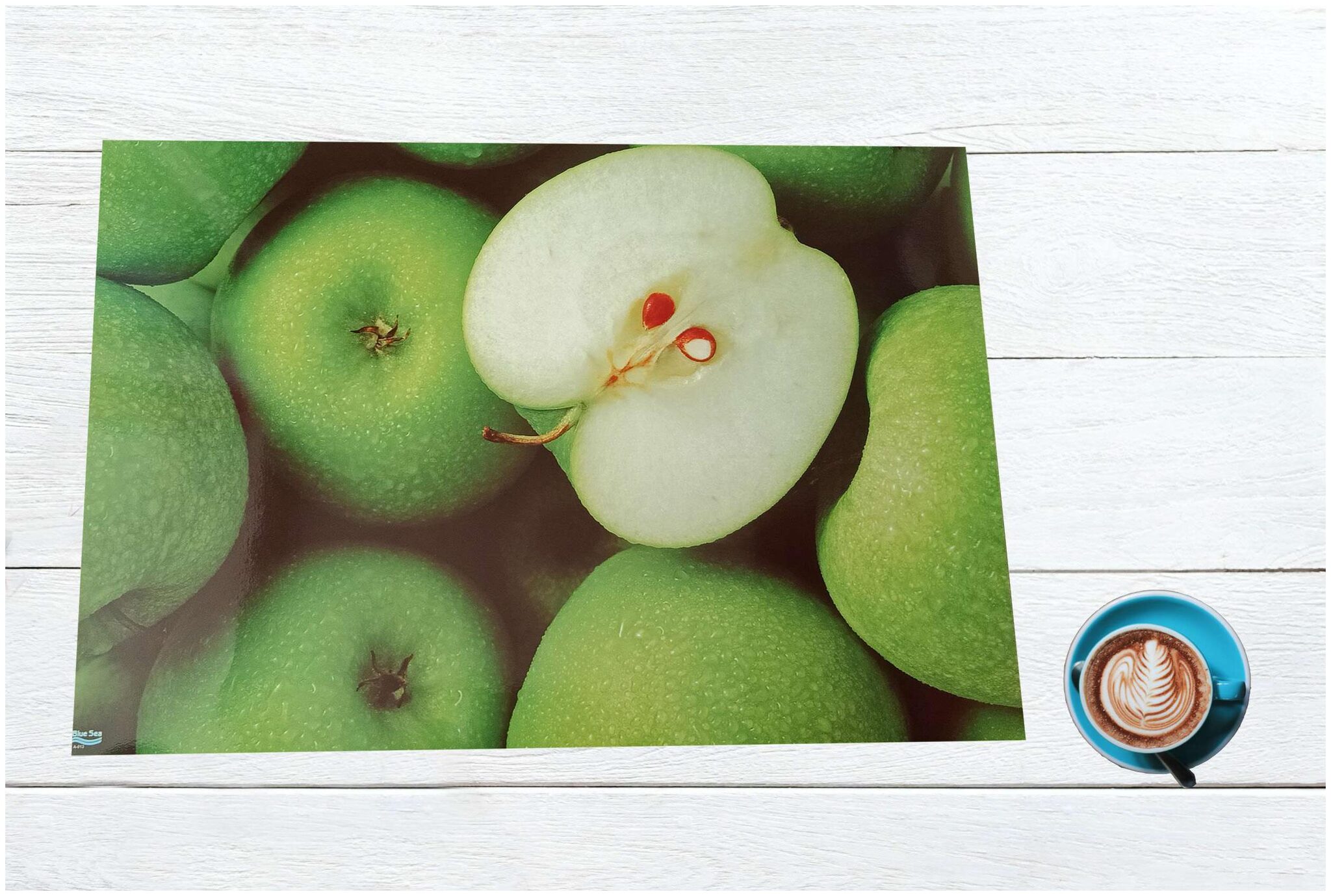 

Valtellina Digital Printed PVC Dining table 6 Placemats