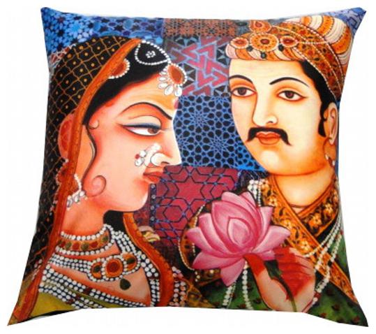 

Valtellina India Nature Lover 3D Digital Cushion Cover - Pack of 1