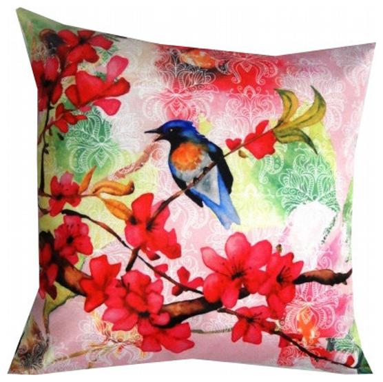 

Valtellina India Nature Lover 3D Digital Cushion Cover - Pack of 1