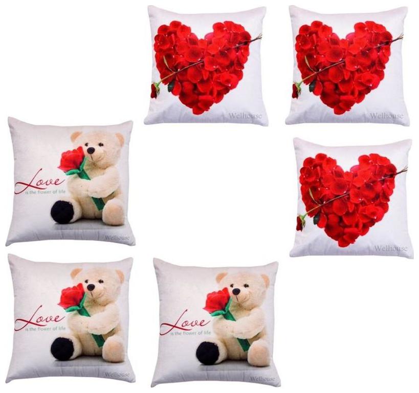

Valtellina India Valentine Special Cushion Covers (set of 6)