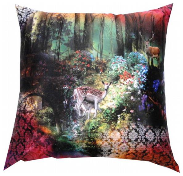 

Valtellina India Nature Lover 3D Digital Cushion Cover - Pack of 1