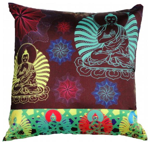 

Valtellina India Budha Art 3D Cushion Covers - Pack of 1
