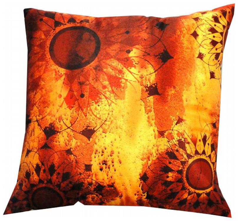 

Valtellina India Sunflower 3D Digital Cushion Covers - Pack of 1