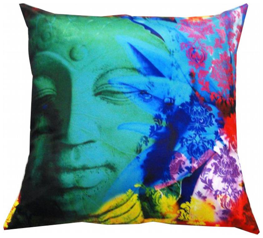 

Valtellina India Saint Budha Design 3D Cushion Covers - Pack of 1