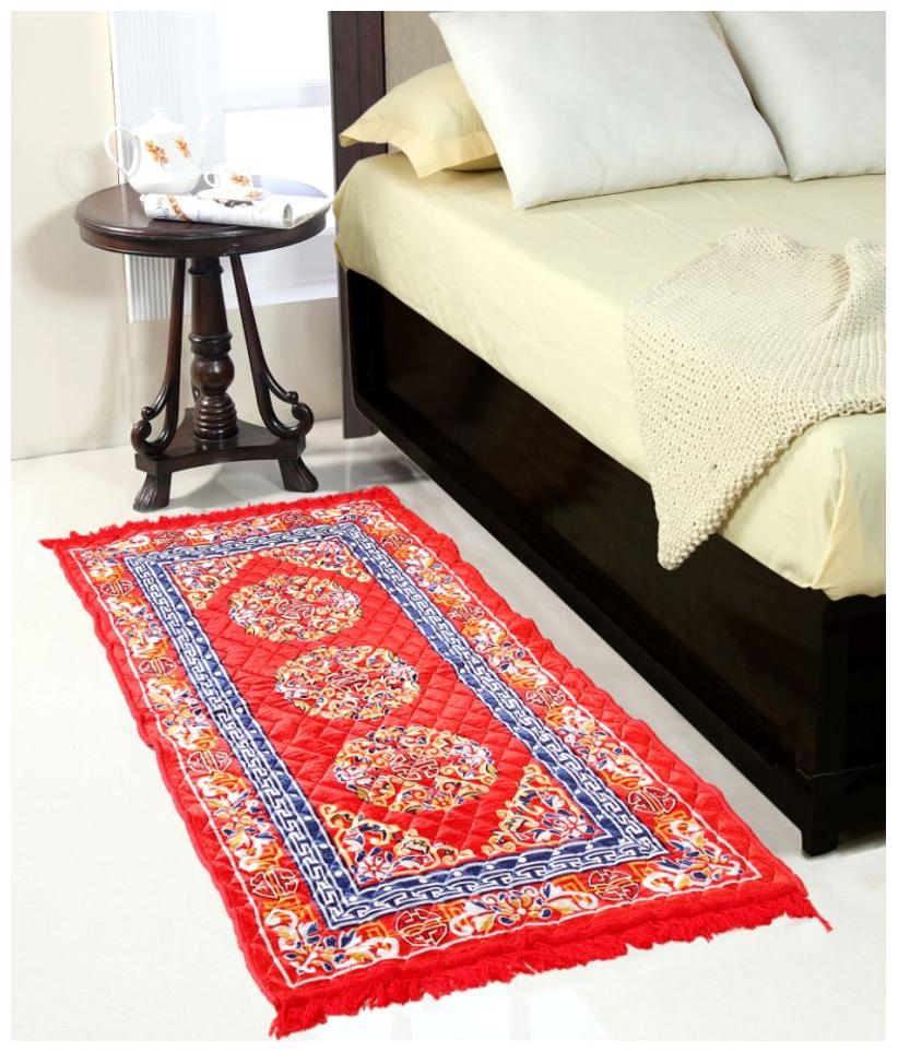 

Valtellina Red Colour Traditional Runner Mat