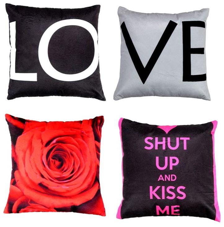 

Valtellina satin printed 4 pc cushion covers (40X40 cm)