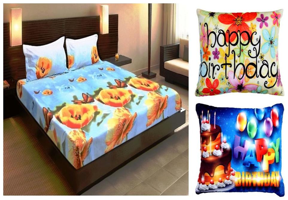 

Valtellina Cotton Floral Double Size Bedsheet 104 TC ( 1 Bedsheet With 2 Pillow Covers Multi )