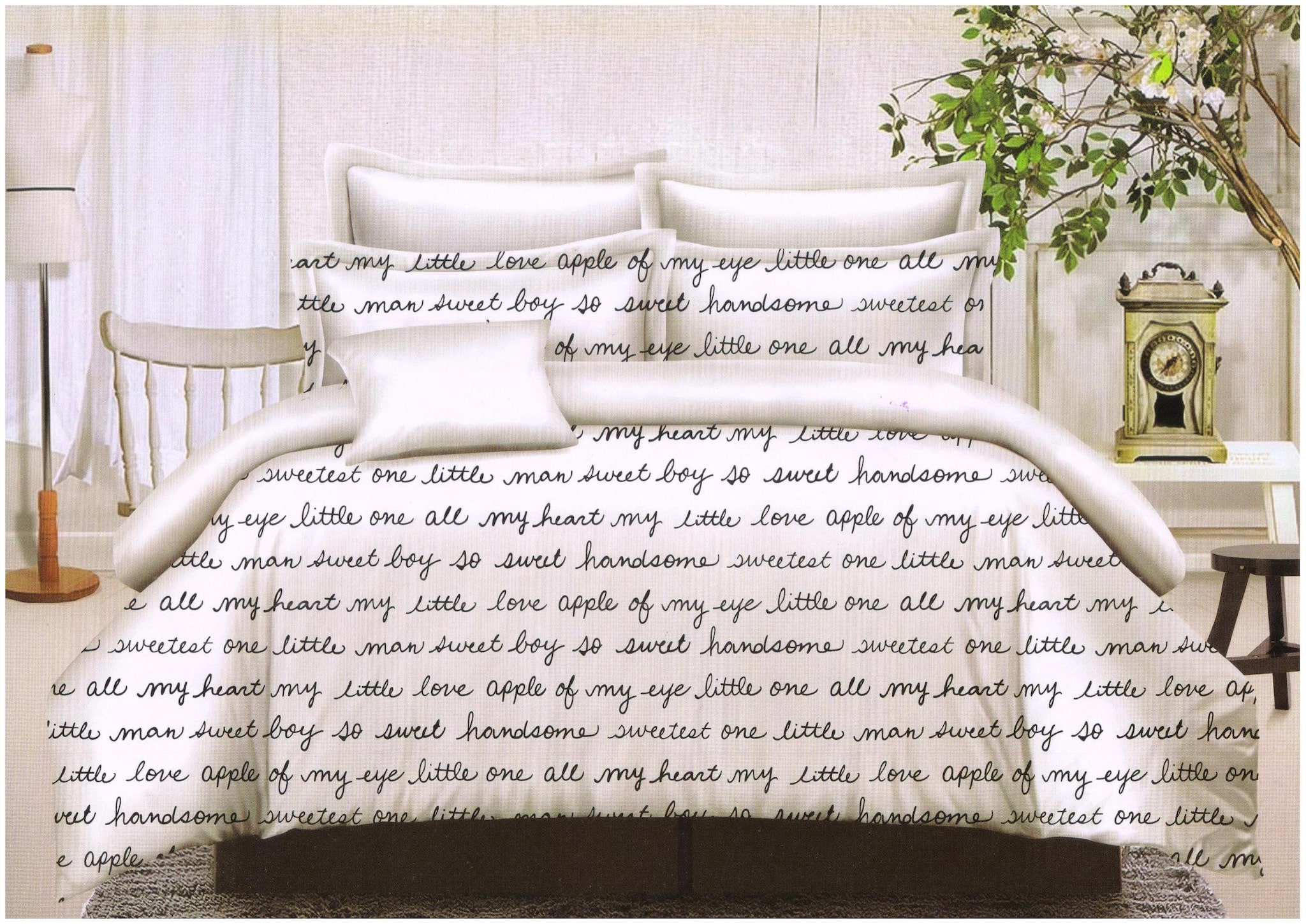 

Valtellina Cotton Printed Double Size Bedsheet 140 TC ( 1 Bedsheet With 2 Pillow Covers White )