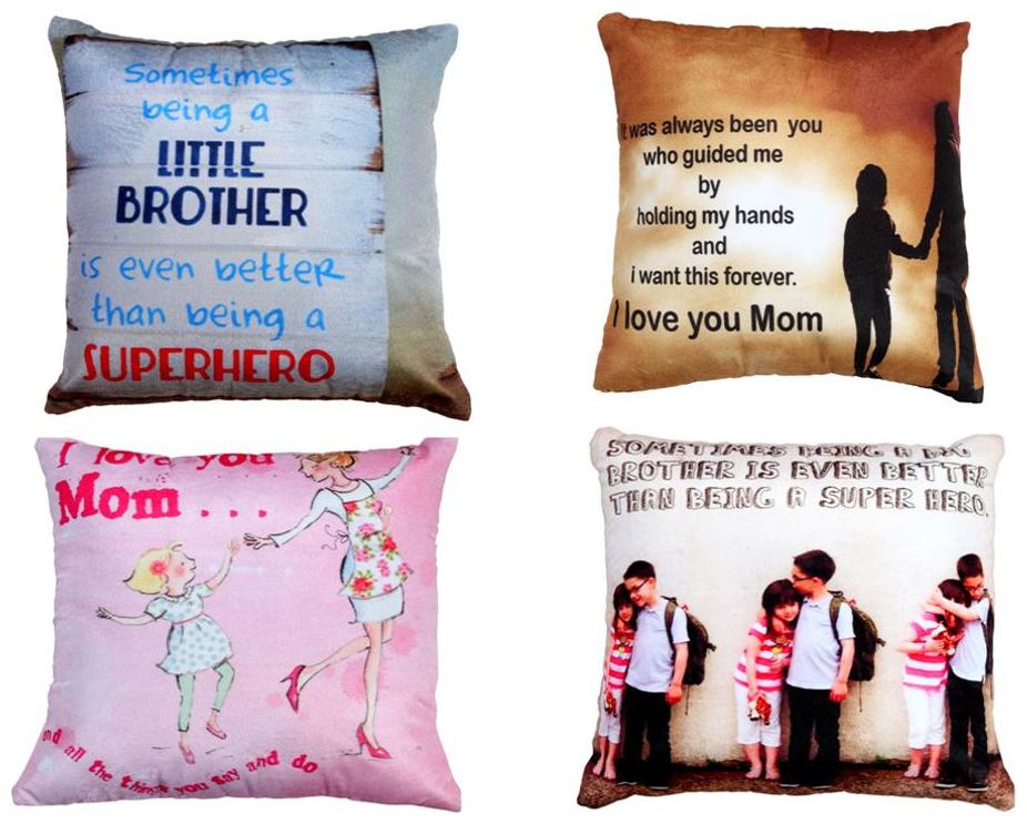 

Valtellina satin printed 4 pc cushion covers (40X40 cm)