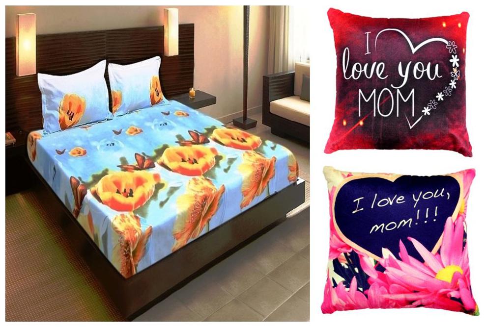 

Valtellina Cotton Floral Double Size Bedsheet 104 TC ( 1 Bedsheet With 2 Pillow Covers Multi )