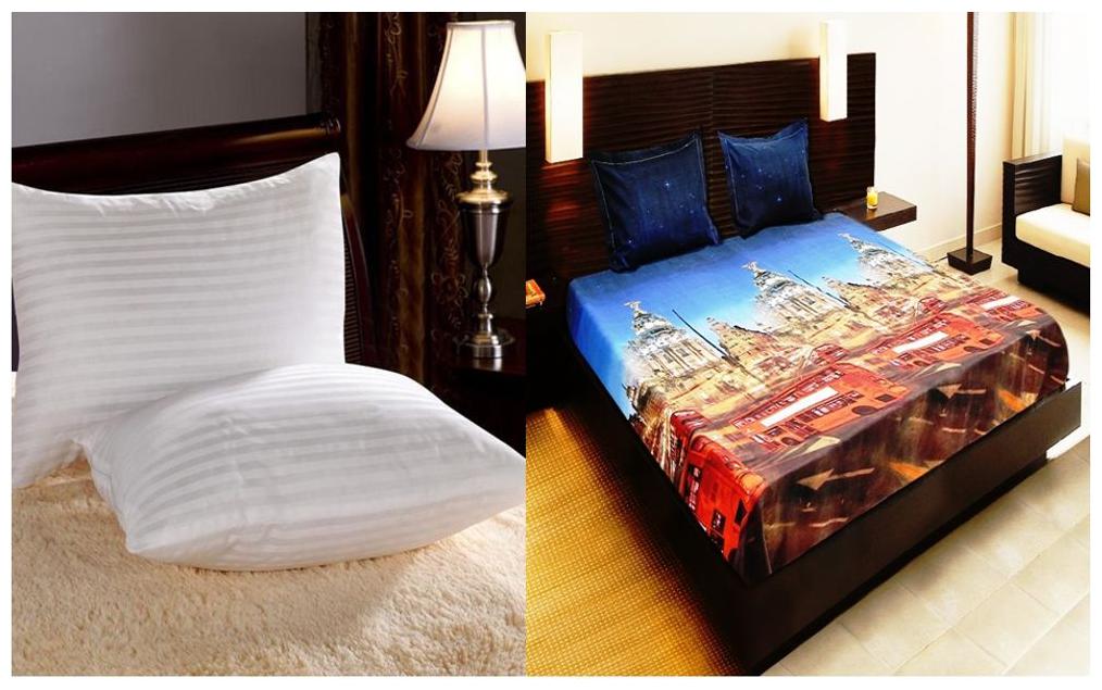 

Valtellina Cotton Abstract Double Size Bedsheet 104 TC ( 1 Bedsheet With 2 Pillow Covers Multi )