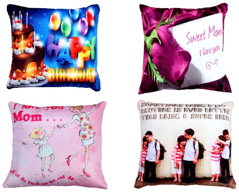 

Valtellina satin printed 4 pc cushion covers (40X40 cm)