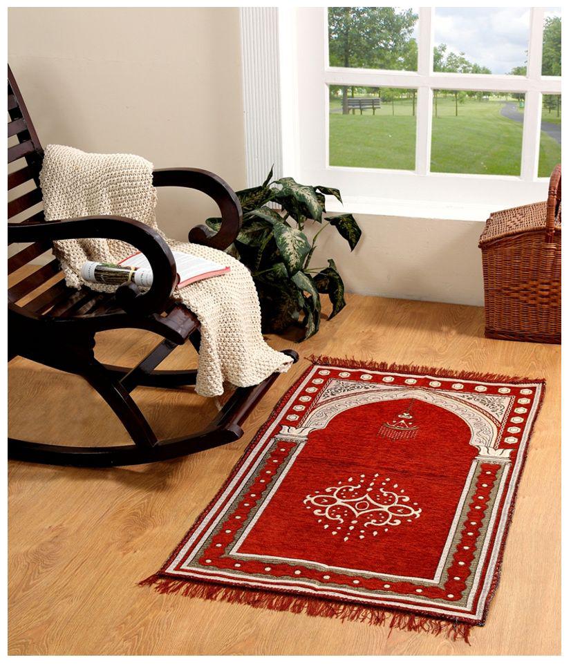 

Valtellina velvet maroon janamaz prayer mat 116 84 cm (46 inch) x 68 58 cm ( 27 inch) JNMZ-04