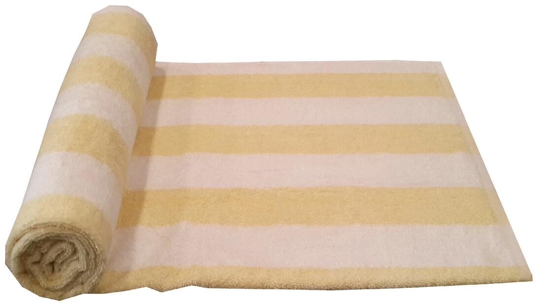 

Valtellina 250 GSM Cotton Bath Towel ( 1 Piece Yellow White )