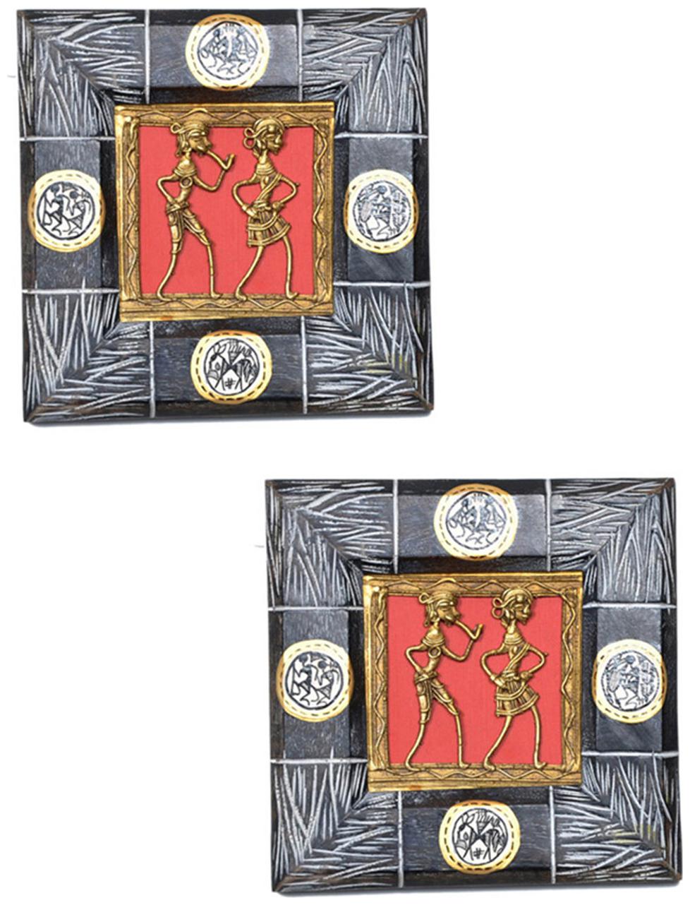 

VarEesha Dhokra Wall Hanging Set-2 pcs