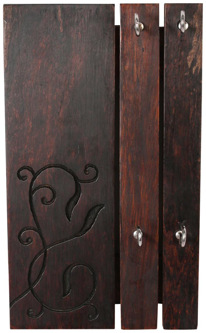 

VarEesha Hand Carved Sheesham Wood Key Holder