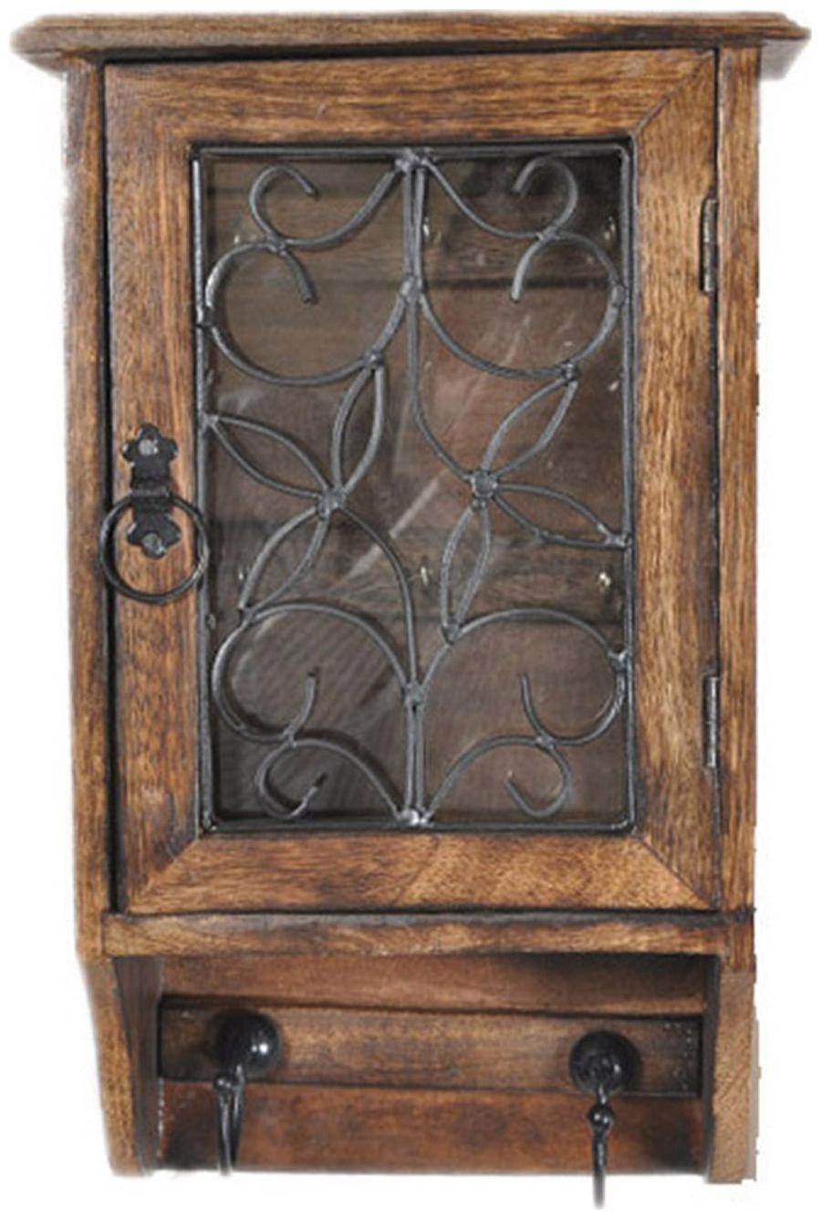 

VarEesha Handmade Iron And Wood Key Box