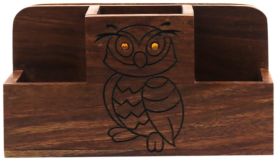 

VarEesha Wise Owl Divided Tissue and Cutlery Holder