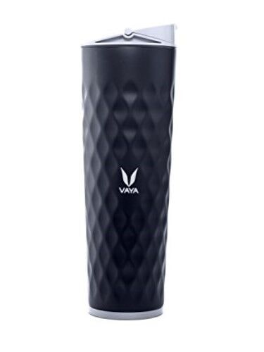 

Vaya Drynk Stainless Steel Water Bottle (Tumbler Sipper) 600 ml Black