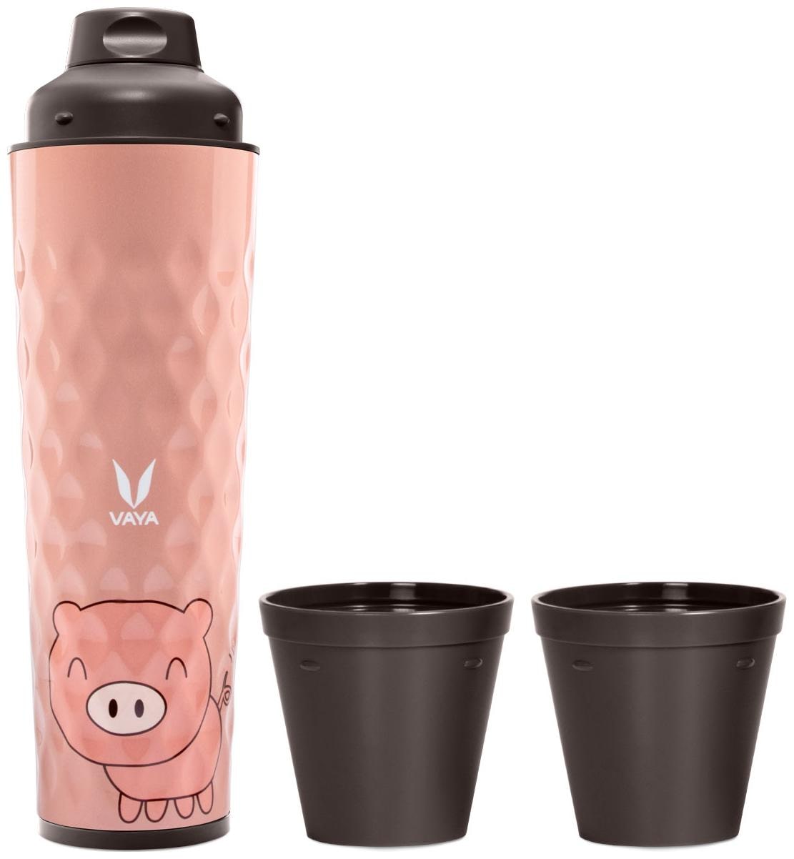 

Vaya 600 ml Stainless Steel Thermosteel Flask ( Pink )